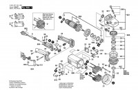 Bosch 0 601 357 832 GWS 21-230 Angle Grinder 230 V / 004 - CH Spare Parts